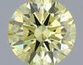 0.27ct Round Lab Grown Diamond (Colour Fancy Intense Yellow, Clarity VS1, Cut EX, IGI Certified)